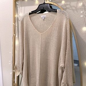 V-neck Beach Sweater